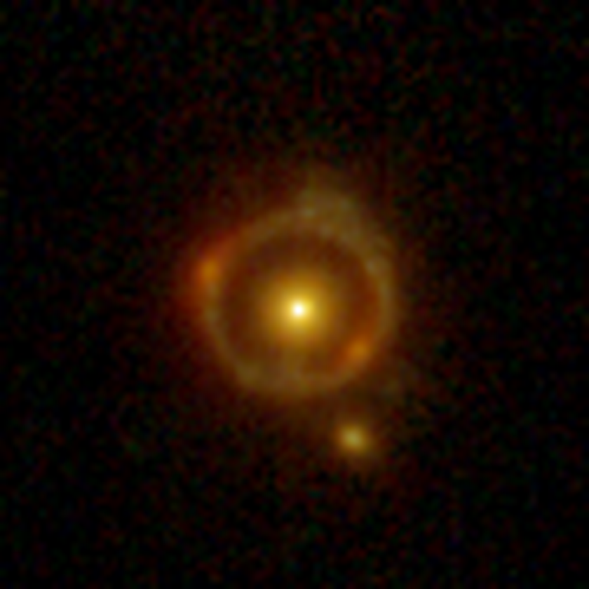 The COSMOS-Web Ring: a near-complete ring of lensed light around a massive galaxy, imaged by JWST.